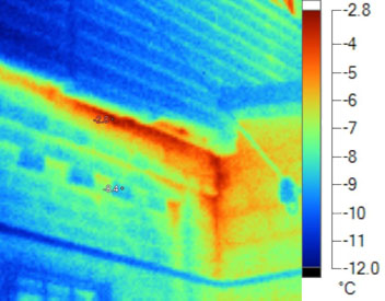 Infrared picture of the loft
